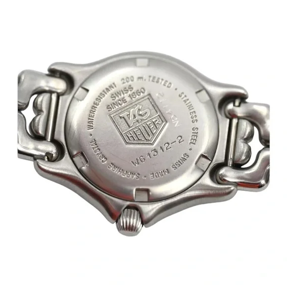 VINTAGE LADIES TAG HEUER WG1312-2 PROFESSIONAL DATE WRISTWATCH STAINLESS STEEL - Picture 3 of 9